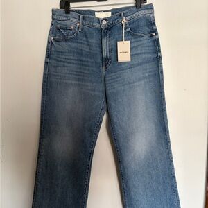 MOTHER Classic Blue Cropped Jeans